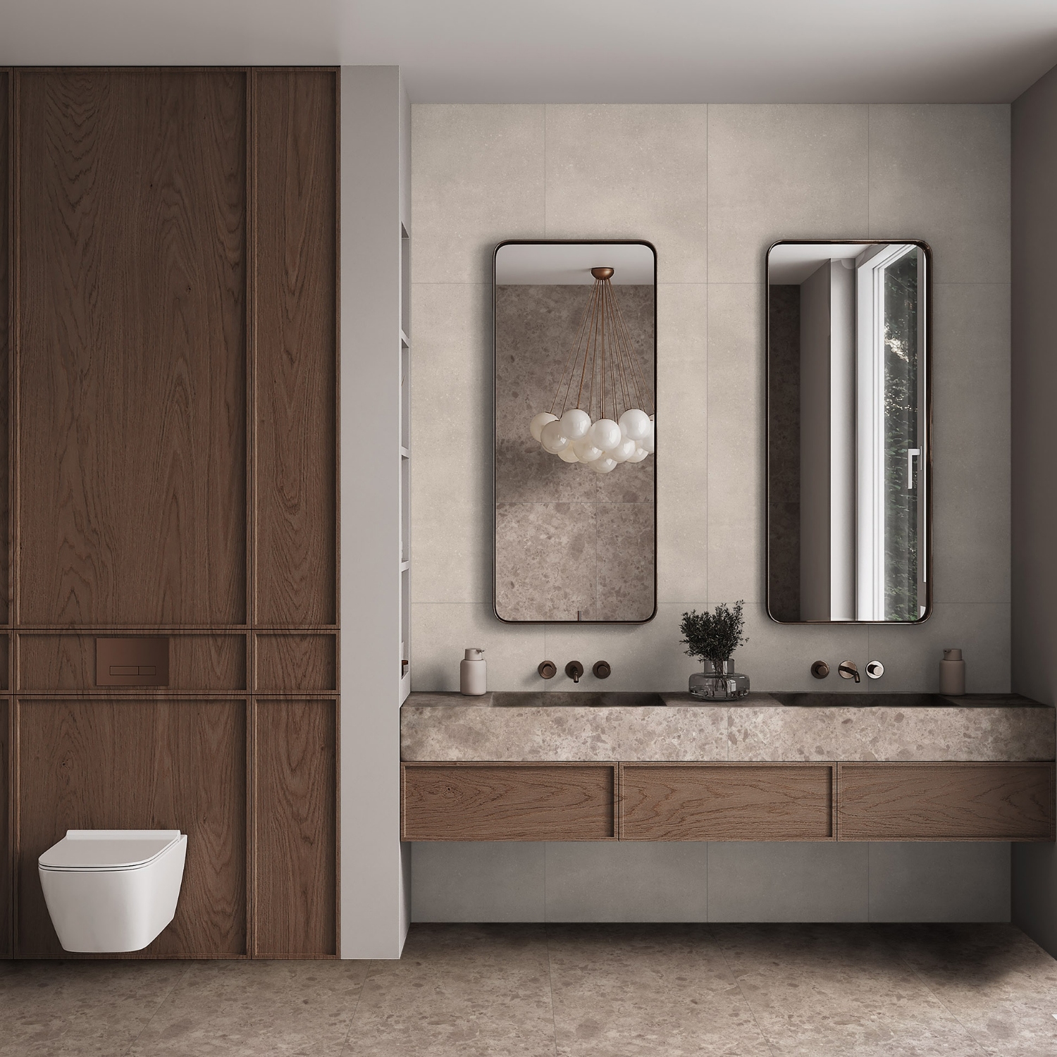 Изображение товара Керамогранит Ametis By Estima Солум 80x80см 1.28 м² цвет серый