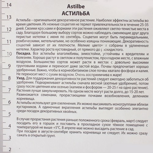 Астильба японская с капером микс - фото 3