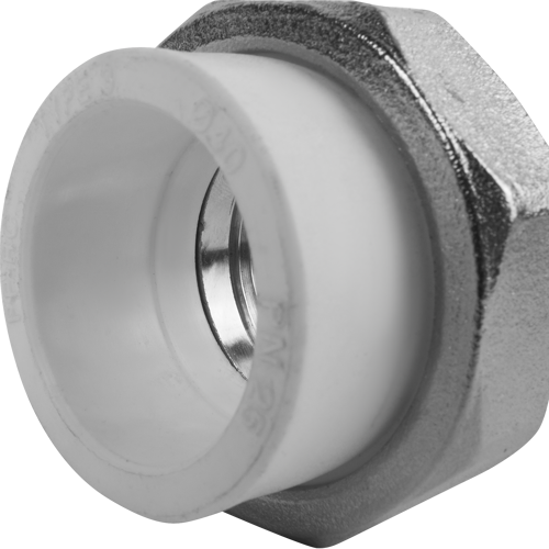 Муфта разъемная Политэк 1 1/4"x40 мм ВР полипропилен - фото 3