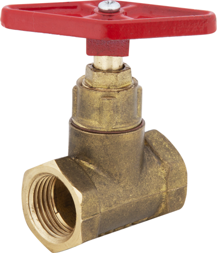 Вентиль запорный Santechsystems 15б1п DN15 PN16 1/2" ВР ручка барашек латунь
