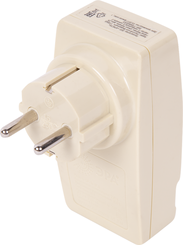 Разветвитель Эра SP-1e 1 розетка с заземлением 16 А 2 USB 2.1 А цвет бежевый - фото 3
