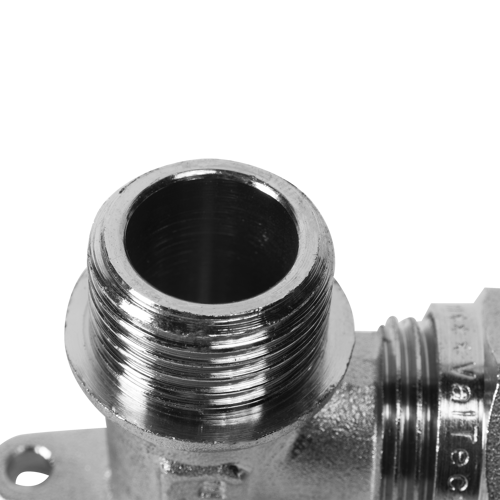 Водорозетка Valtec 1/2"x16 мм НР никелированная латунь VTM.355.N.001604 - фото 3