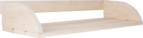 Полка для ванной 600x200 липа - фото 2