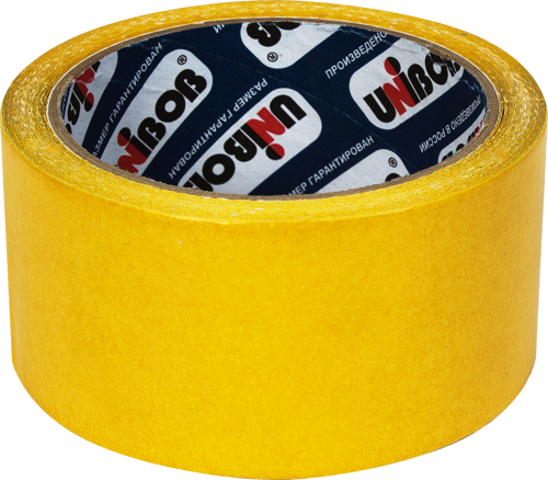 Лента двусторонняя тканевая Unibob 50 мм х 10 м