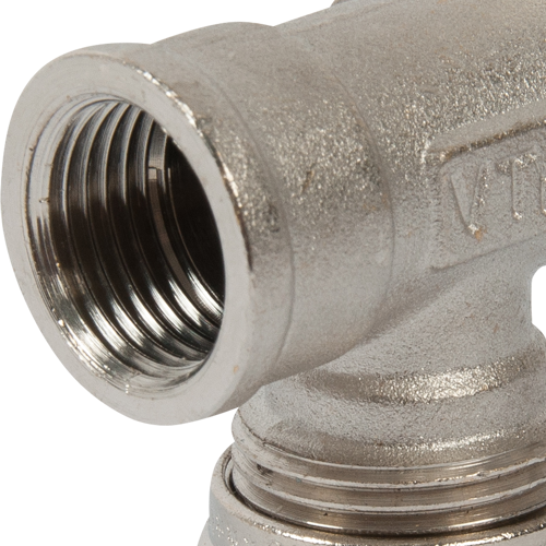 Водорозетка Valtec 1/2"x20 мм ВР никелированная латунь VTM.354 - фото 2