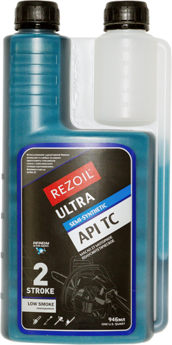 Масло моторное 2Т Rezoil Ultra полусинтетическое 946 мл - фото 2