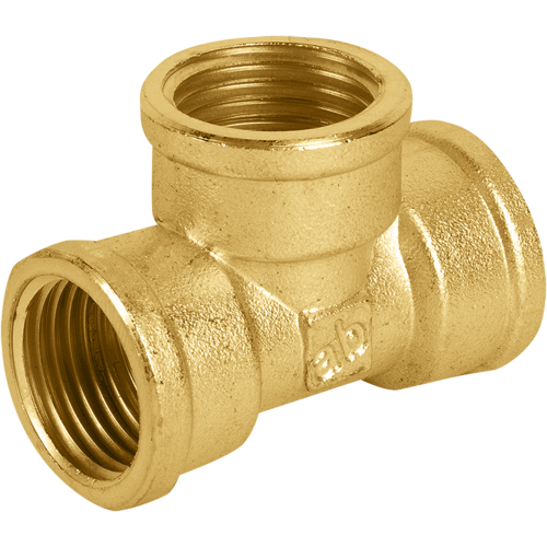 Тройник Aquabeam 1/2" ВР мм латунь