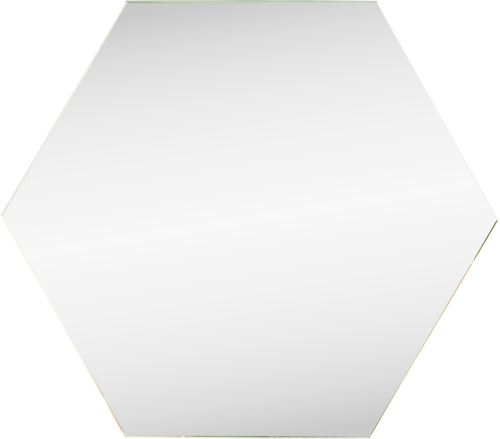 Зеркальная плитка Omega Glass NNLM61 сота 20x17.3 см глянцевая цвет серебро 1 шт.