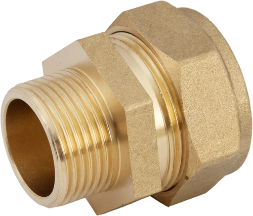 Муфта комбинированная Stahlmann 3/4"x20 мм НР латунь SSML2003/4BEF