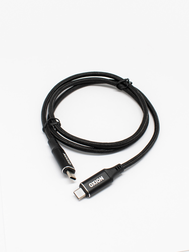 Кабель Oxion Type-C-Type-C 1 м цвет черный