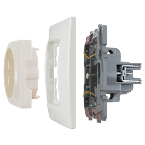 Розетка с заземлением - Legrand Etika - без шторок 16А 250В винтовые зажимы - слоновая кость - фото 6