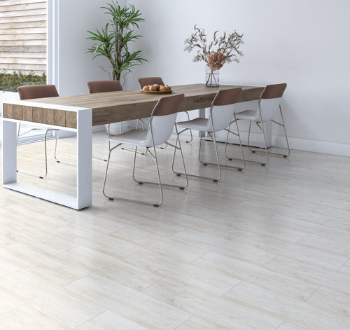 Керамогранит LB Ceramics Брэкстон 60x20x0.85 см 0.96 м² матовый цвет белый - фото 6