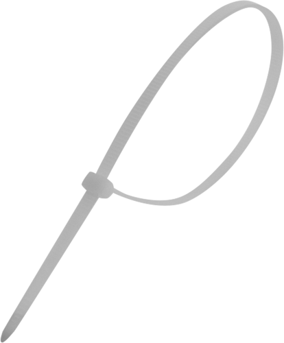 Кабельная стяжка Защита Про WT-35300-W 3.5x300 мм нейлон цвет белый 100 шт. - фото 2