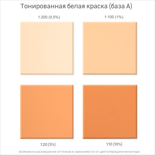 Колорант Luxens 0.1 л цвет персиковый - фото 2