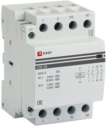 Контактор EKF КМ 2NC 25 А 230-400 В