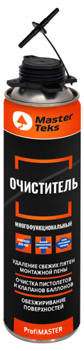 Очиститель для свежей монтажной пены MasterTeks 500 мл
