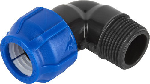 Отвод комбинированный 90° ПНД Valfex 1"x25 мм НР