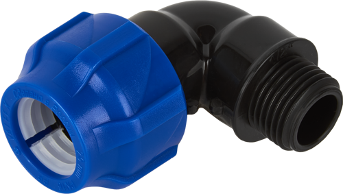 Отвод комбинированный 90° Valfex 1/2"x20 мм НР полипропилен 1210012420012