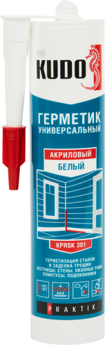Герметик акриловый Kudo Praktik универсальный белый 260 мл