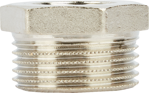 Футорка Stout 1"x1/2" ВР-НР мм никелированная латунь - фото 2