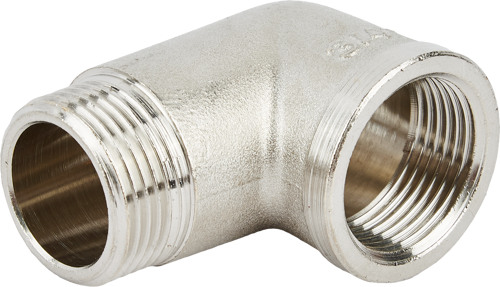 Угол 90° Stout 3/4" ВР-НР мм никелированная латунь