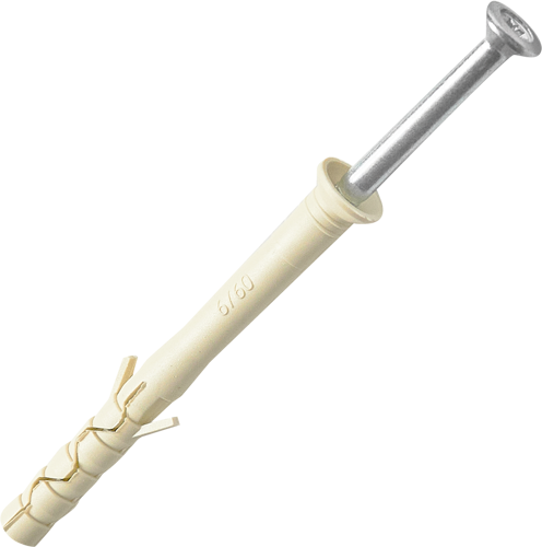 Дюбель-гвоздь потайной Sormat нейлон 6x60 мм 50 шт.