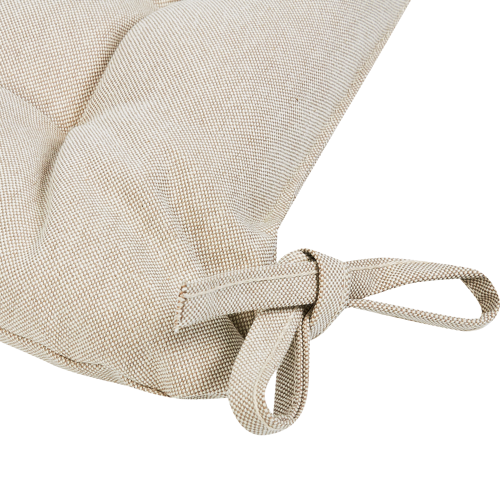 Сидушка Linen Way Elegan 38x38 см цвет бежевый - фото 3