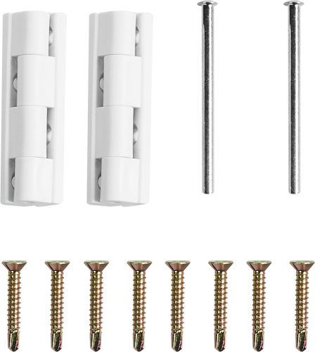 Петли дверные белые (2 шт.) - фото 2