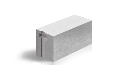 Блок газобетонный ЛСР D400 625x250x200 мм