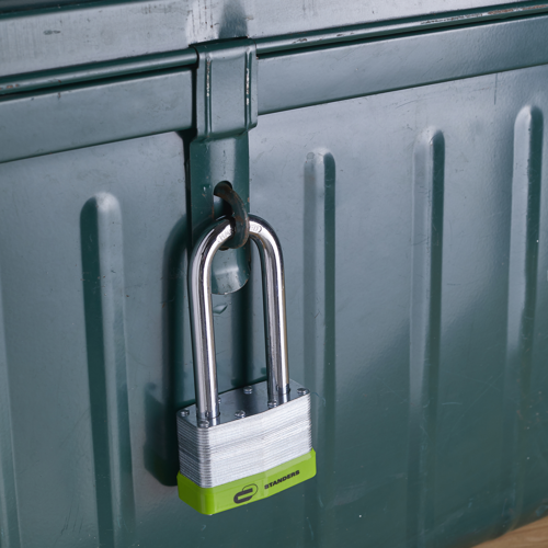 Замок навесной Standers с длинной дужкой 40x33 мм сталь - фото 4