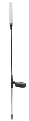 Садовая подсветка Inspire Inox на солнечных батареях 82 см, эффект колебания, цвет черный - фото 4