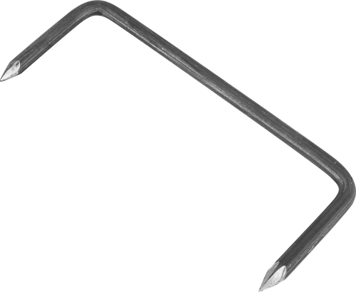 Скоба строительная 10x200 мм сталь