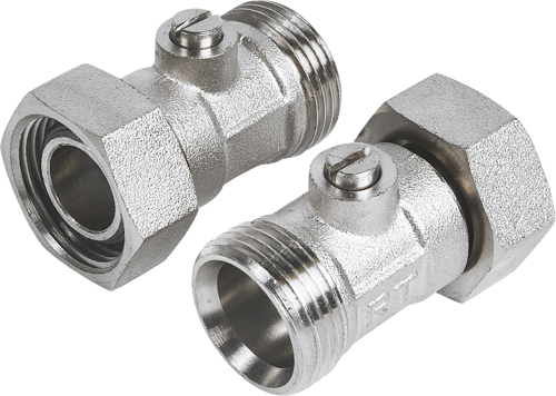 Узел нижнего подключения прямой раздельный Royal Thermo 3/4"x3/4" латунь 2 шт.