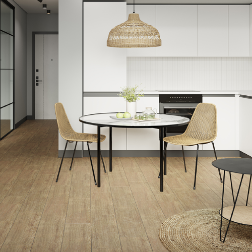 Глазурованный керамогранит LB Ceramics Джотто 19.9x60.3x0.85 см 0.96 м² матовый цвет светло-коричневый