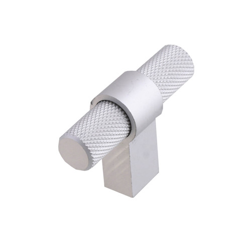 Мебельная ручка-кнопка штырь цвет хром