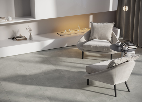 Глазурованный керамогранит Grasaro Loft G-1206/MR/600x600x9/S1, 60x60x0.9 см 1.8 м² матовый цвет серый - фото 5
