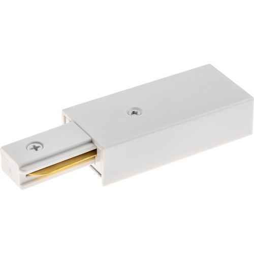 Коннектор Ritter 59755 5 для трекового шинопровода встраиваемого боковой цвет белый