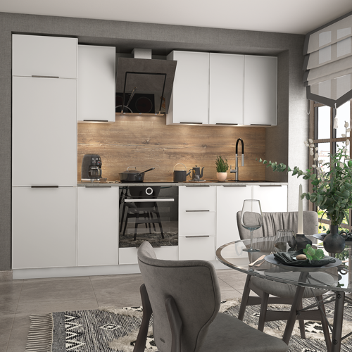 Фасад для кухонного шкафа Инта 33.1x76.5 см Delinia ID МДФ цвет белый - фото 7