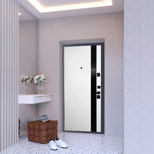 Дверь входная металлическая Home Plus 96x205 см правая белый - фото 9