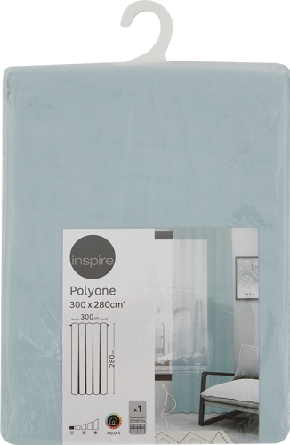 Тюль на ленте Inspire Polyone Aqua 300x280 см цвет голубой - фото 6