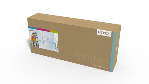 Набор из двух качелей INTEX 44122 для детей 3-10 лет 3-х местные цвет разноцветный - фото 14