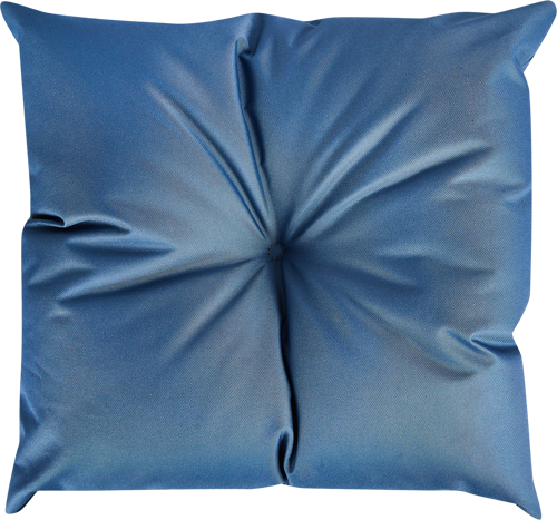 Подушка водоотталкивающая Linen Way 45x45 см цвет серо-синий
