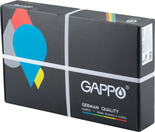 Смеситель для ванны Gappo Eder GL3201-6 однорычажный с лейкой и шлангом цвет черный матовый - фото 11