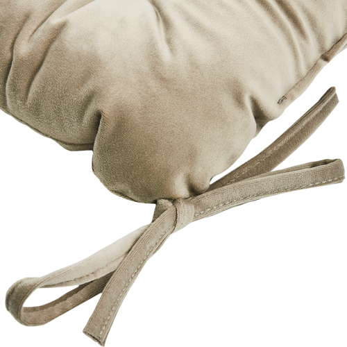 Подушка на сиденье Linen Way 40x36 см цвет серо-коричневый - фото 3