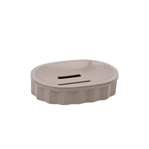Мыльница Fixsen Diamond Beige FX-462-4 пластик цвет бежевый