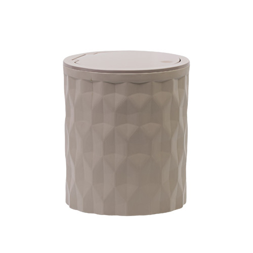 Контейнер для мусора Fixsen Diamond Beige FX-462-6 5 л пластик цвет бежевый
