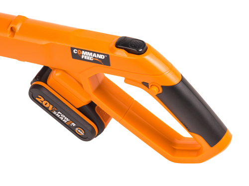 Триммер аккумуляторный Worx WP165E 20 В 1x2 Ач АКБ и ЗУ входит в комплект - фото 4