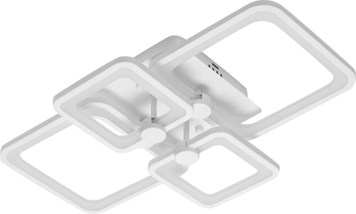 Люстра потолочная светодиодная диммируемая Ritter Spoleto 52032 0 с д/у 100 Вт 34 м² регулируемый белый свет цвет белый - фото 4