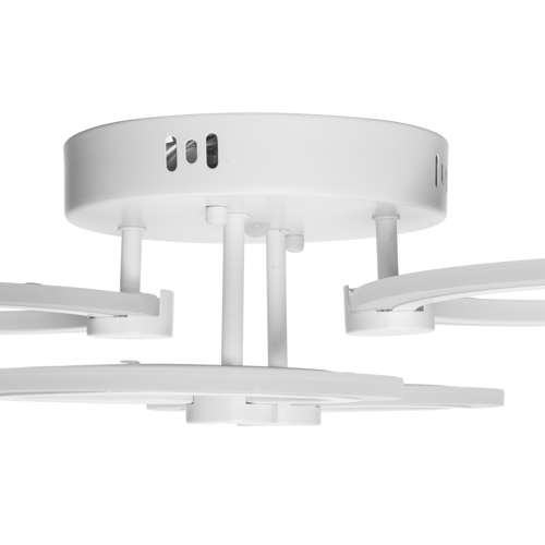 Люстра потолочная светодиодная Escada Orbita 10224/4LED 56W с пультом д/у 20 м² регулируемый белый свет цвет белый - фото 8