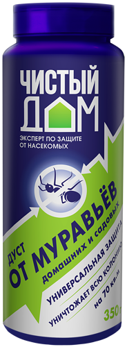 Дуст от муравьёв «Чистый Дом» 350 г